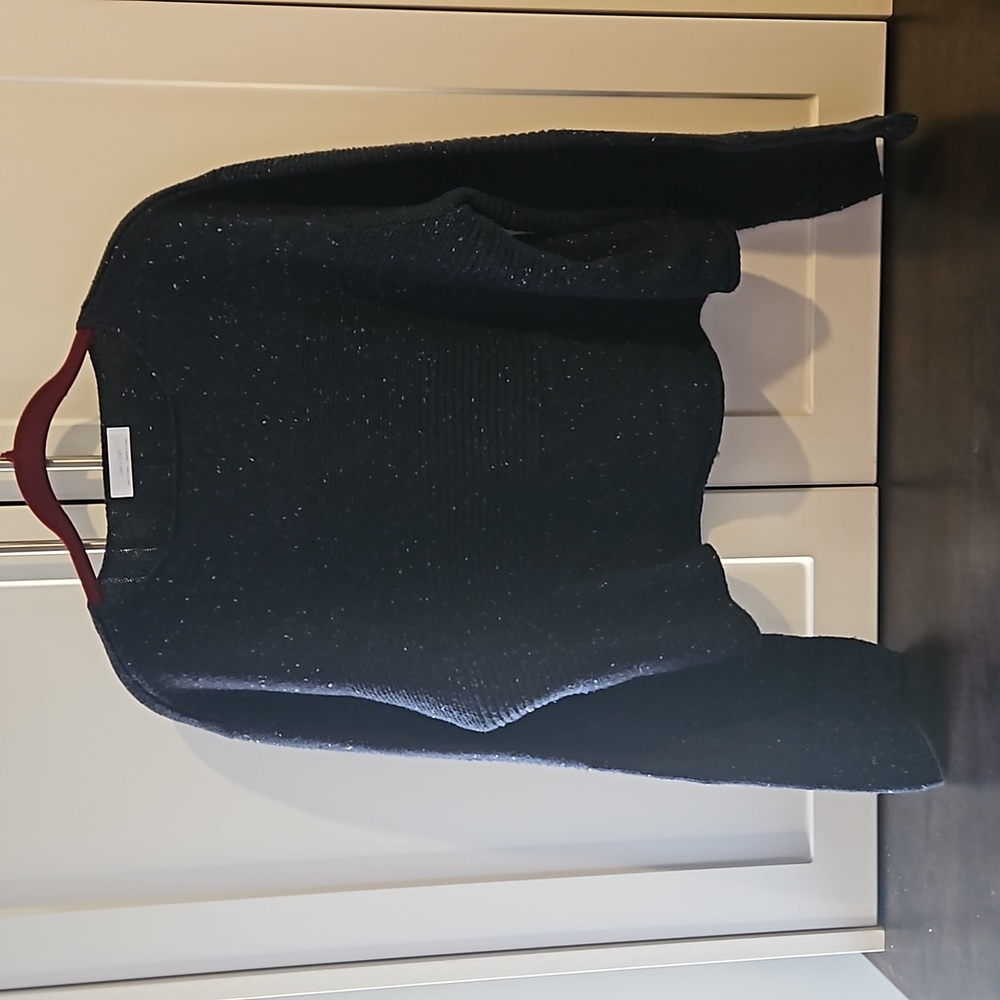 Oak+Fort Navy cropped sweater
